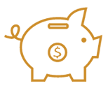401k Plan Piggy Bank Icon